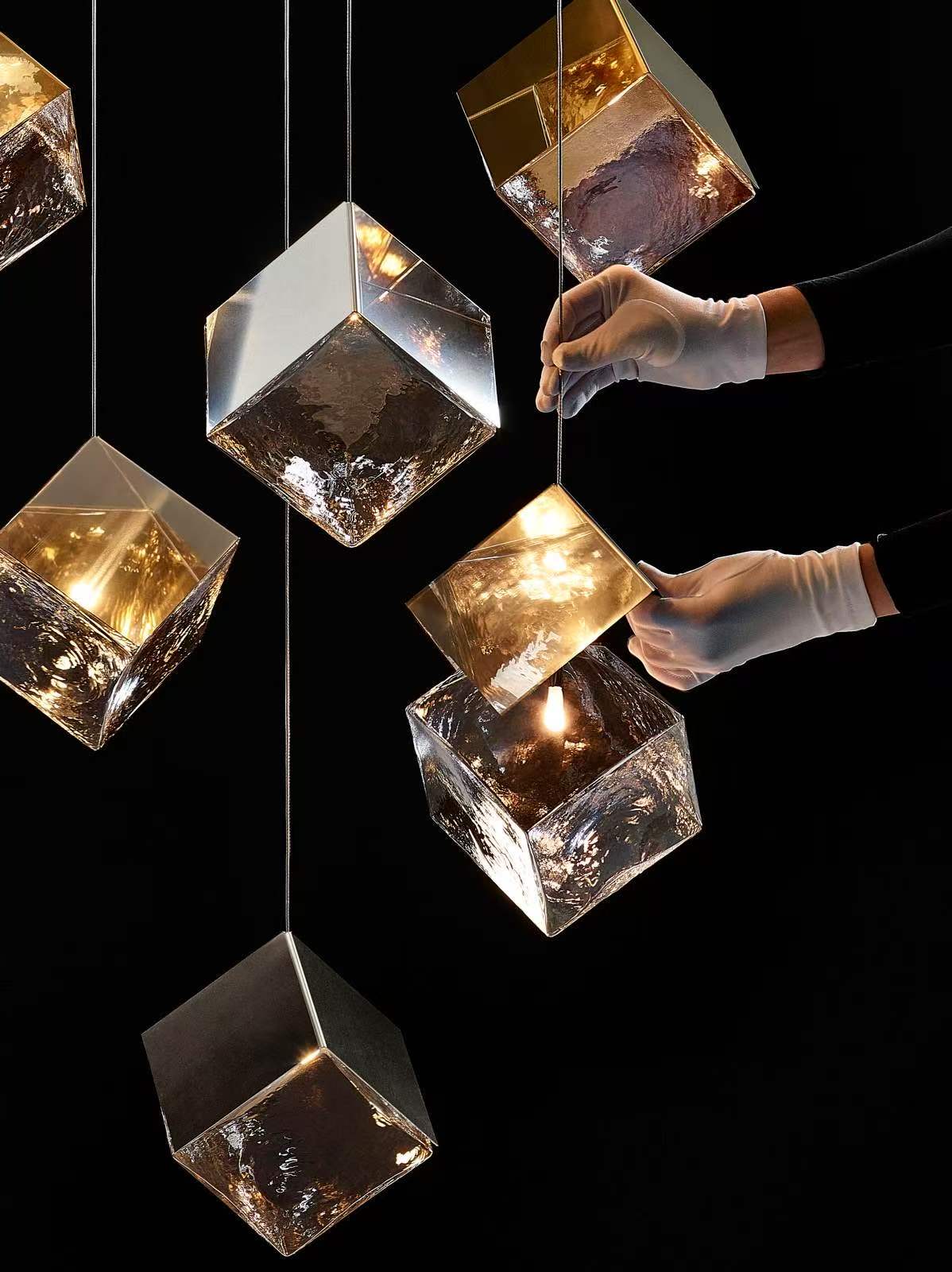 Hot Sale Vintage Pendant Modern Glass Lights Chandeliers for Tasteful Living Dinning Bedroom